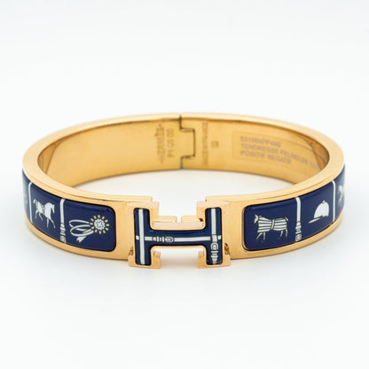 [Noble Aura jewelry]H BRACELET BLUE CERAMIC