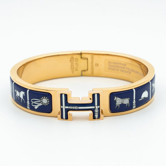 [Noble Aura jewelry]H BRACELET BLUE CERAMIC