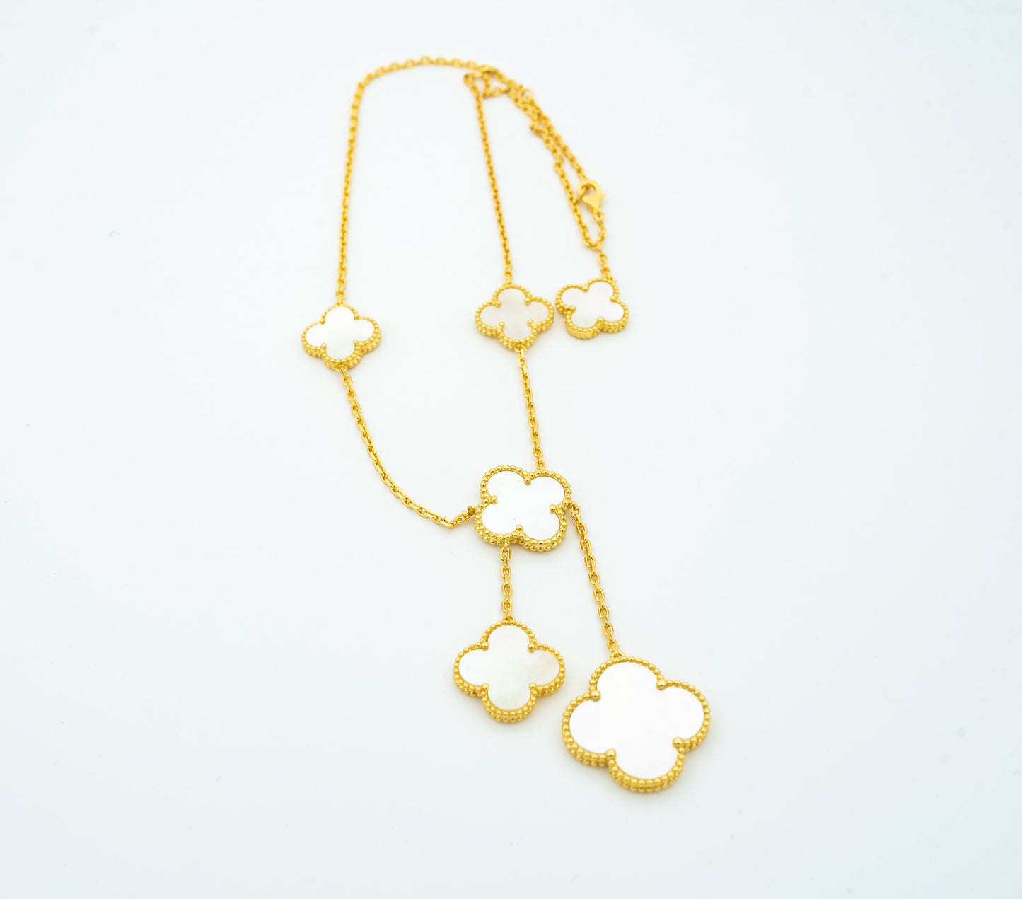 [Noble Aura jewelry]CLOVER MOTHER OF PEARL NECKLACE 6 MOTIF