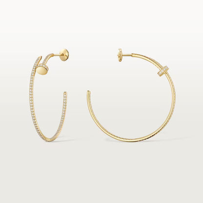 [Noble Aura jewelry]JUSTE FULL DIAMOND LARGE EARRINGS