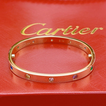 [Noble Aura jewelry] 2026 RAINBOW LOVE BRACELET 6.1MM  10 DIAMONDS