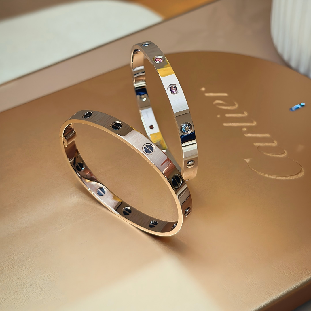[Noble Aura jewelry] 2026 RAINBOW LOVE BRACELET 6.1MM  10 DIAMONDS
