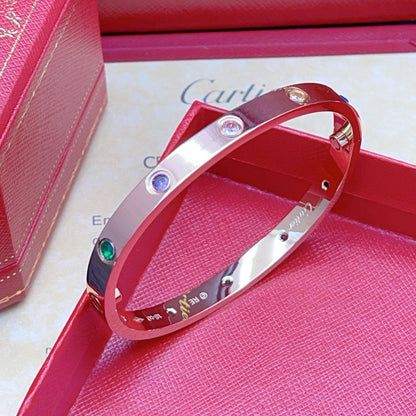 [Noble Aura jewelry] 2026 RAINBOW LOVE BRACELET 6.1MM  10 DIAMONDS