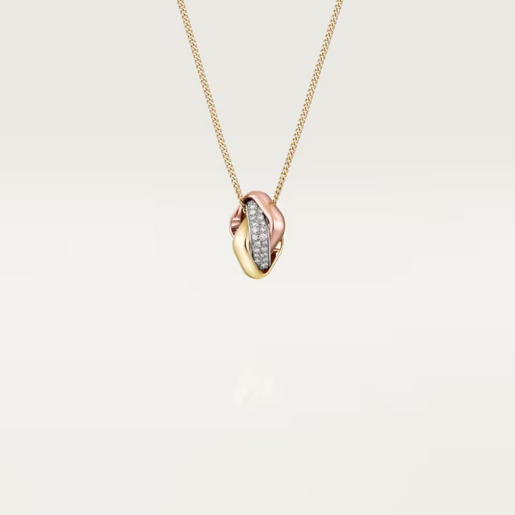 [Noble Aura jewelry]TRINITY CUSHION NECKLACE COLLECTION