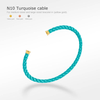 [Noble Aura jewelry]FORCE SERIES BRACELET CABLES 50 CHOICES (DIY SELECTION)