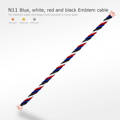 [Noble Aura jewelry]FORCE SERIES BRACELET CABLES 50 CHOICES (DIY SELECTION)