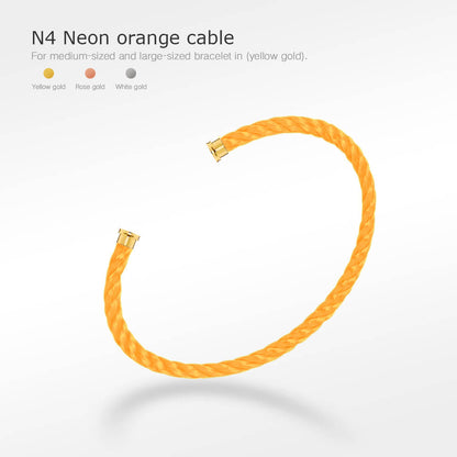 [Noble Aura jewelry]FORCE SERIES BRACELET CABLES 50 CHOICES (DIY SELECTION)