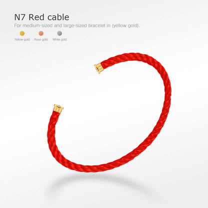 [Noble Aura jewelry]FORCE SERIES BRACELET CABLES 50 CHOICES (DIY SELECTION)