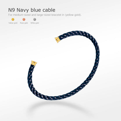 [Noble Aura jewelry]FORCE SERIES BRACELET CABLES 50 CHOICES (DIY SELECTION)