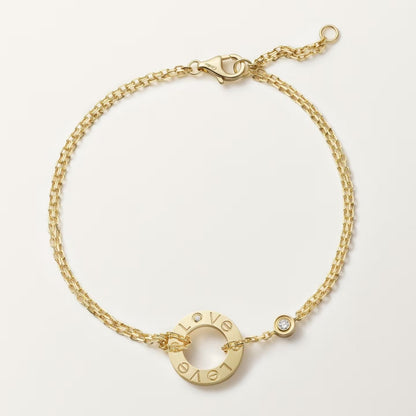 [Noble Aura jewelry]LOVE BRACELET 2 DIAMOND