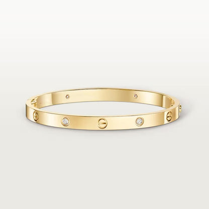 [Noble Aura jewelry]LOVE BRACELET 4.8MM 4 DIAMONDS