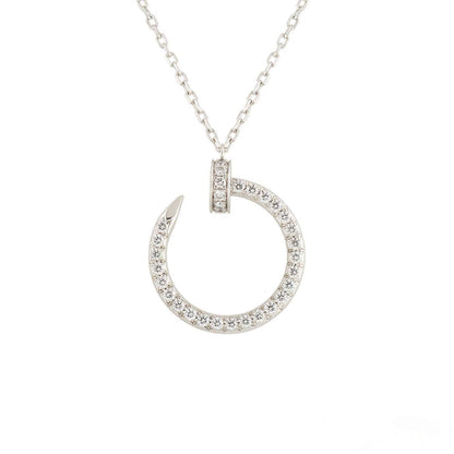 [Noble Aura jewelry]JUSTE NECKLACE SILVER DIAMONDS