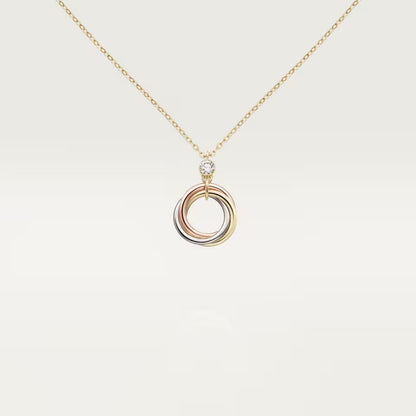 [Noble Aura jewelry]TRINITY  NECKLACE 1 DIAMOND