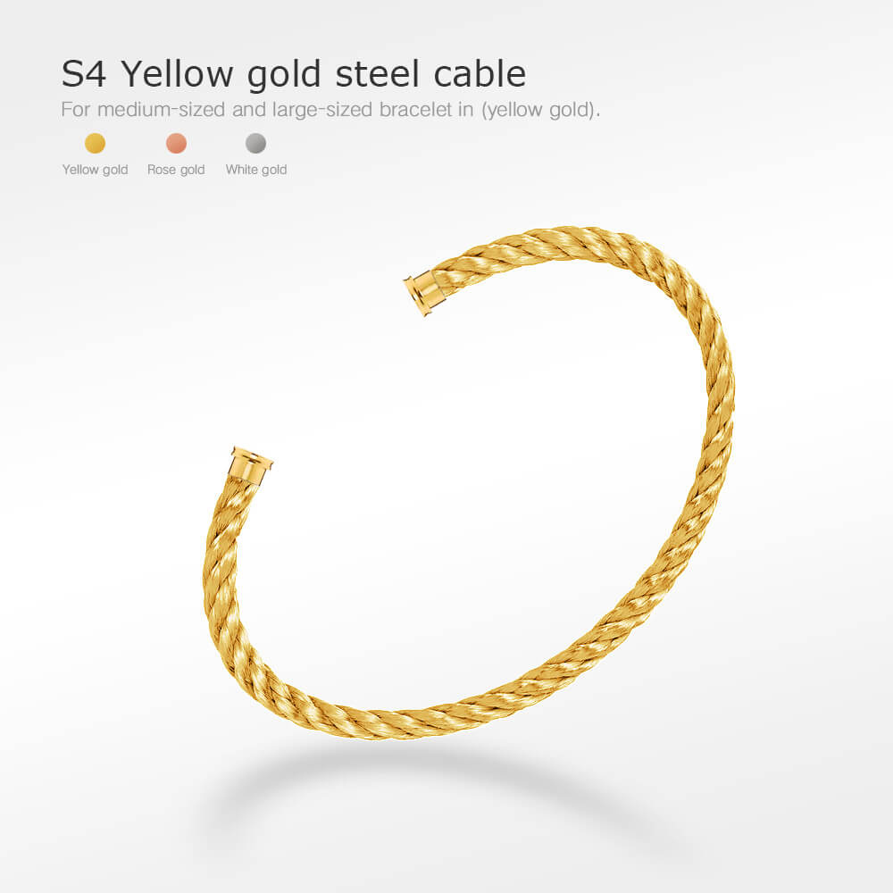 [Noble Aura jewelry]FORCE SERIES BRACELET CABLES 50 CHOICES (DIY SELECTION)