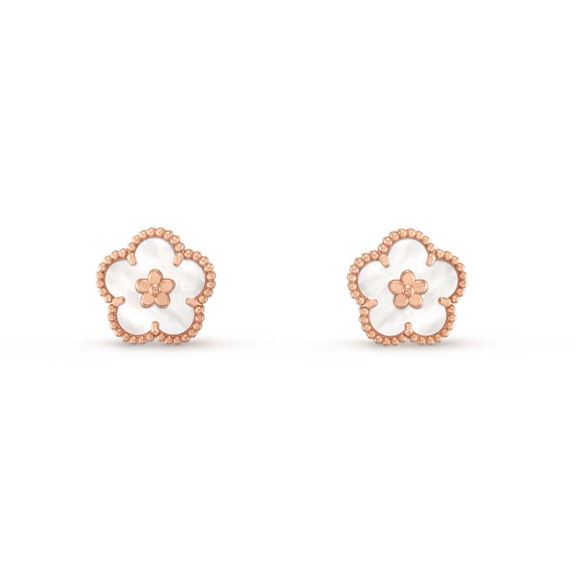 [Noble Aura jewelry]2026 NEW LUCKY SPRING WHITE MOP EARRINGS