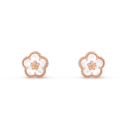 [Noble Aura jewelry]2026 NEW LUCKY SPRING WHITE MOP EARRINGS