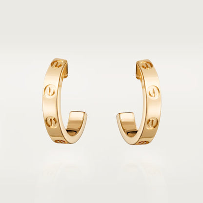 [Noble Aura jewelry]LOVE EARRINGS 2.65 MM NO DIAMOND SMALL