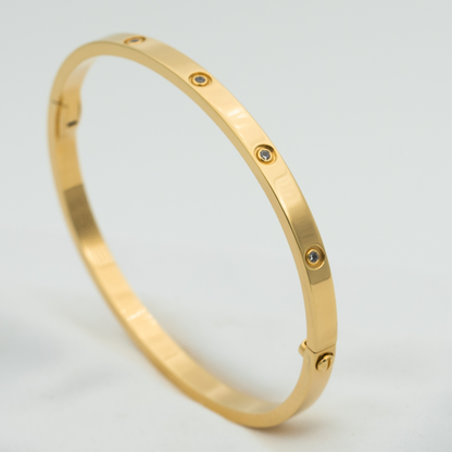 [Noble Aura jewelry]LOVE BRACELET 3.65MM 10 DIAMONDS