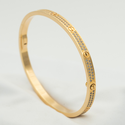 [Noble Aura jewelry]LOVE BRACELET 3.65MM DIAMOND-PAVED