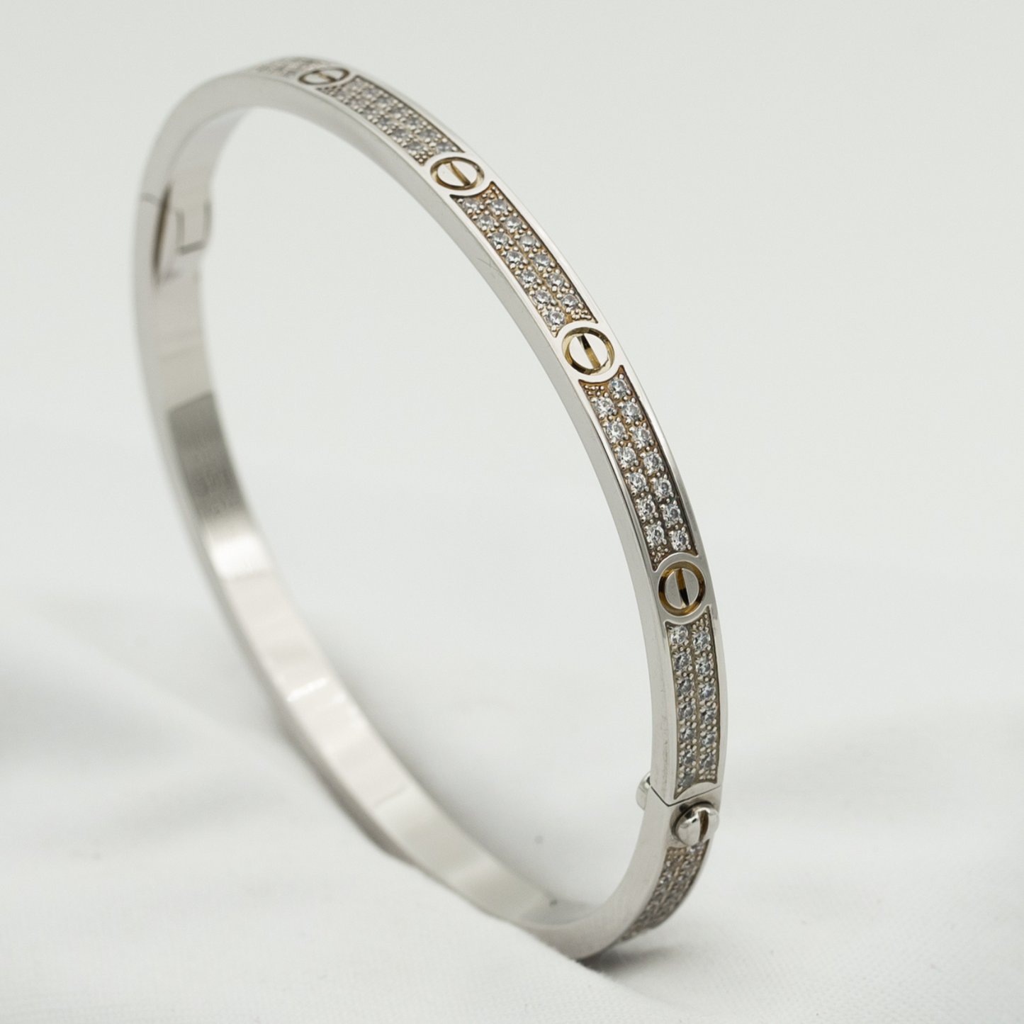 [Noble Aura jewelry]LOVE BRACELET 3.65MM DIAMOND-PAVED