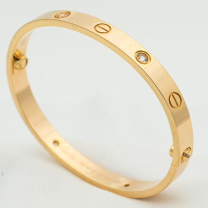[Noble Aura jewelry]LOVE BRACELET 6.1MM 4 DIAMONDS