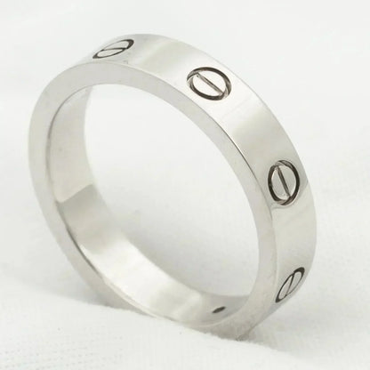 [Noble Aura jewelry]LOVE RING 4MM 1 DIAMOND SILVER