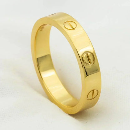 [Noble Aura jewelry]LOVE RING 4MM 1 DIAMOND GOLD