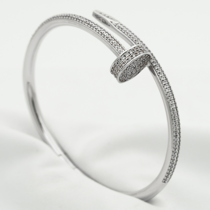 [Noble Aura jewelry]JUSTE BRACELET 3.5MM ALL DIAMONDS
