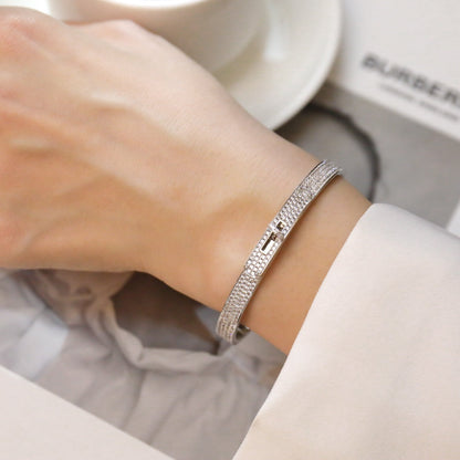 [Noble Aura jewelry]KELLY BRACELET DIAMOND PAVED