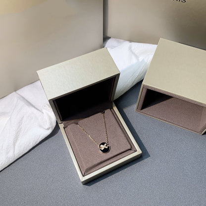 [Noble Aura jewelry]JEUX DE PINK GOLD DIAMOND NECKLACE