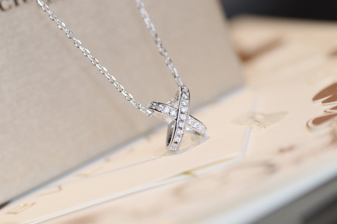 [Noble Aura jewelry]JEUX DE DIAMOND NECKLACE