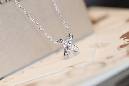 [Noble Aura jewelry]JEUX DE DIAMOND NECKLACE