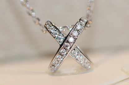 [Noble Aura jewelry]JEUX DE DIAMOND NECKLACE