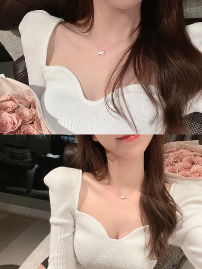 [Noble Aura jewelry]JEUX DE NECKLACE 1 DIAMOND