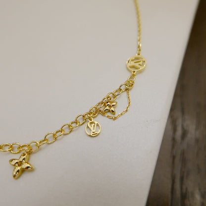 [Noble Aura jewelry]BLOOMING SUPPLE NECKLACE BRASS