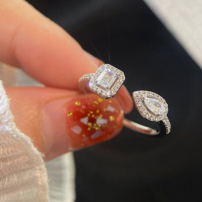 [Noble Aura jewelry]MY TWIN TOI & MOI SILVER DIAMOND RING