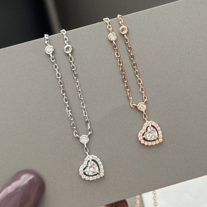 [Noble Aura jewelry]JOY HEART DIAMOND NECKLACE