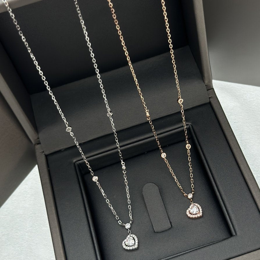 [Noble Aura jewelry]JOY HEART DIAMOND NECKLACE