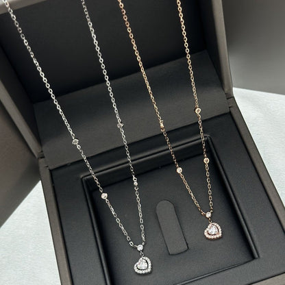 [Noble Aura jewelry]JOY HEART DIAMOND NECKLACE