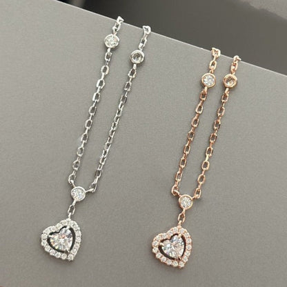 [Noble Aura jewelry]JOY HEART DIAMOND NECKLACE