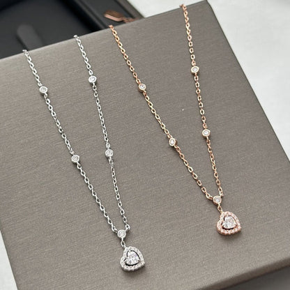 [Noble Aura jewelry]JOY HEART DIAMOND NECKLACE