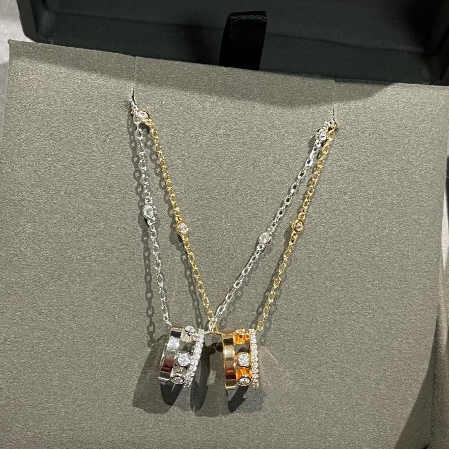 [Noble Aura jewelry]CHAIN MOVE ROMANE PEDAND NECKLACE