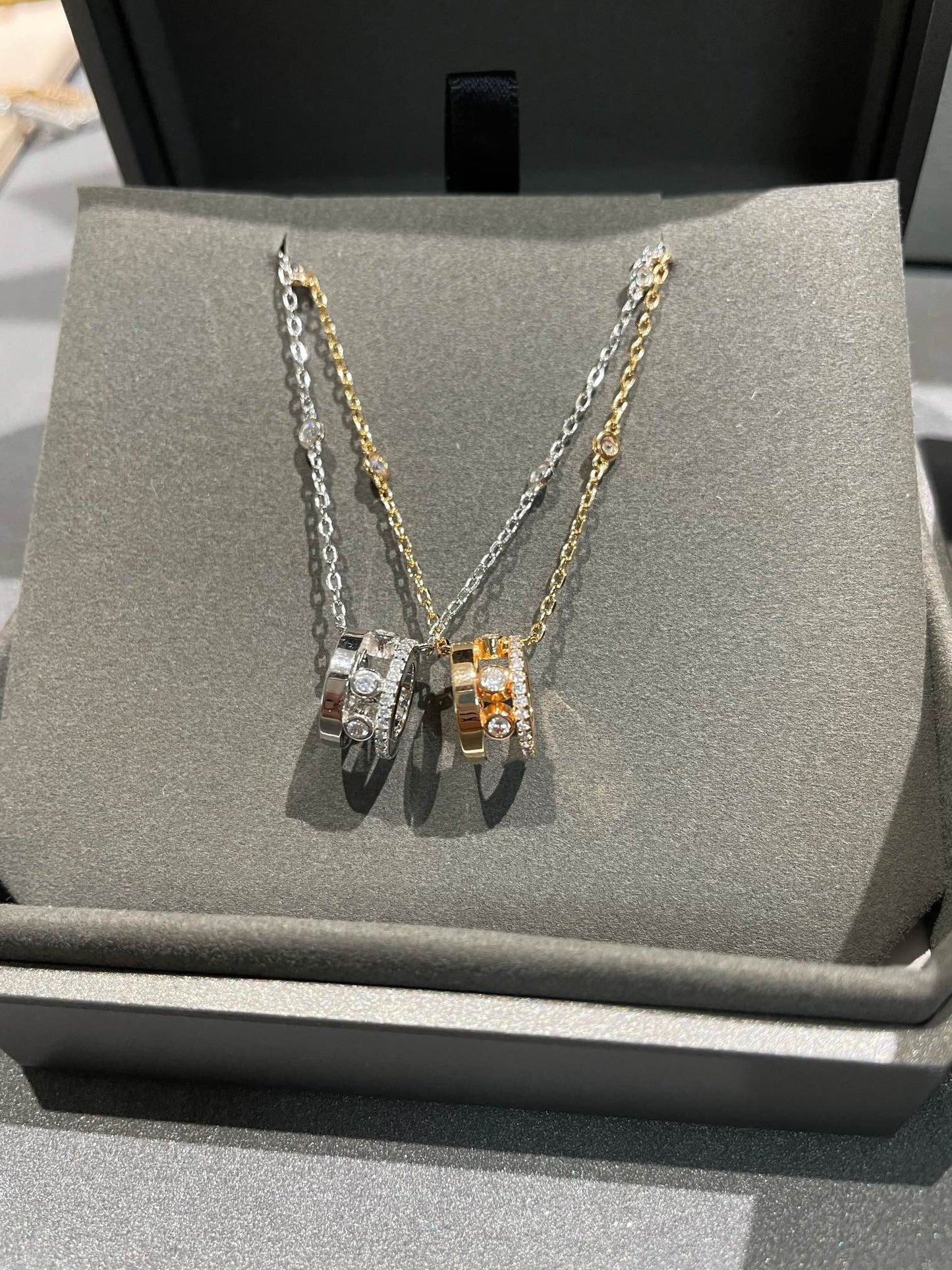 [Noble Aura jewelry]CHAIN MOVE ROMANE PEDAND NECKLACE