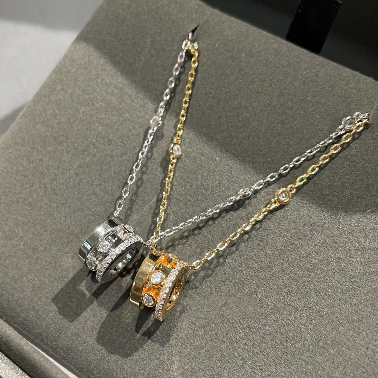 [Noble Aura jewelry]CHAIN MOVE ROMANE PEDAND NECKLACE