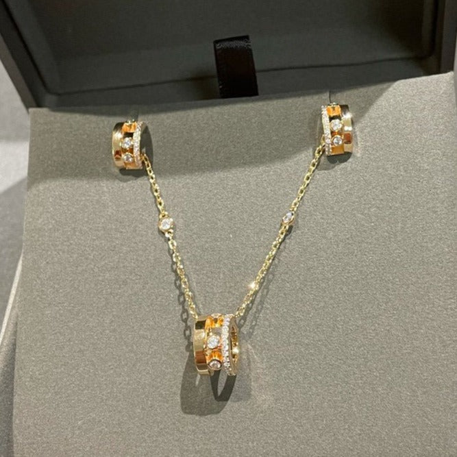 [Noble Aura jewelry]CHAIN MOVE ROMANE PEDAND NECKLACE