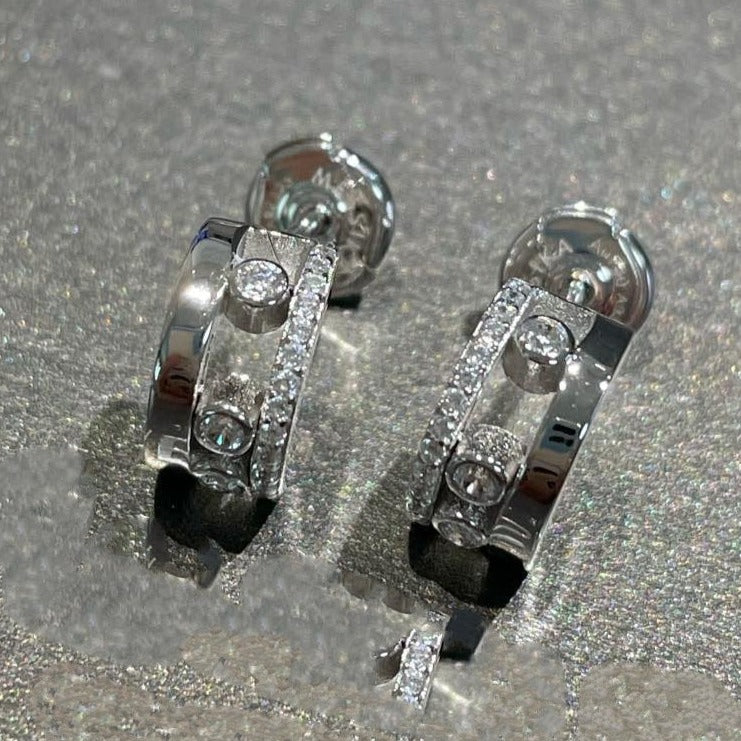 [Noble Aura jewelry]MOVE ROMANE EARRINGS DIAMOND