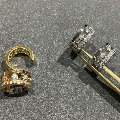 [Noble Aura jewelry]MOVE ROMANE EARRINGS DIAMOND