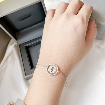 [Noble Aura jewelry]LUCKY MOVE PAVED DIAMOND BRACELET