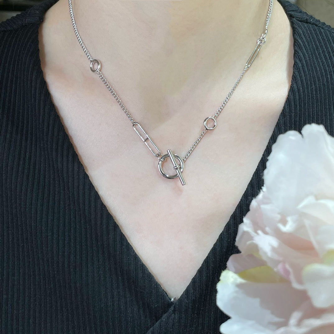 [Noble Aura jewelry]HM STERLING CHAINE D'ANCRE HEART