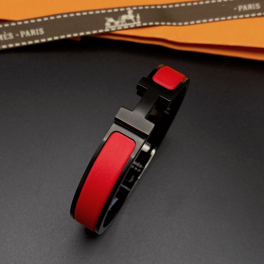 [Noble Aura jewelry]CLIC HM SO BLACK RED BRACELET